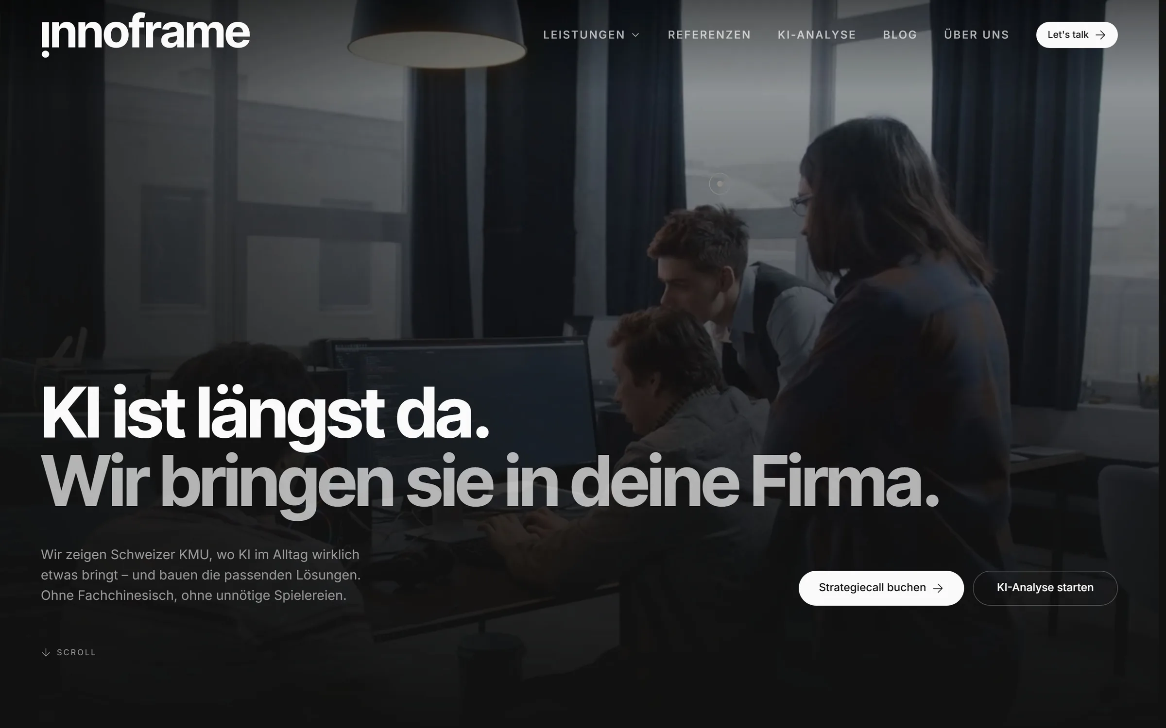 Website www.innoframe.ch