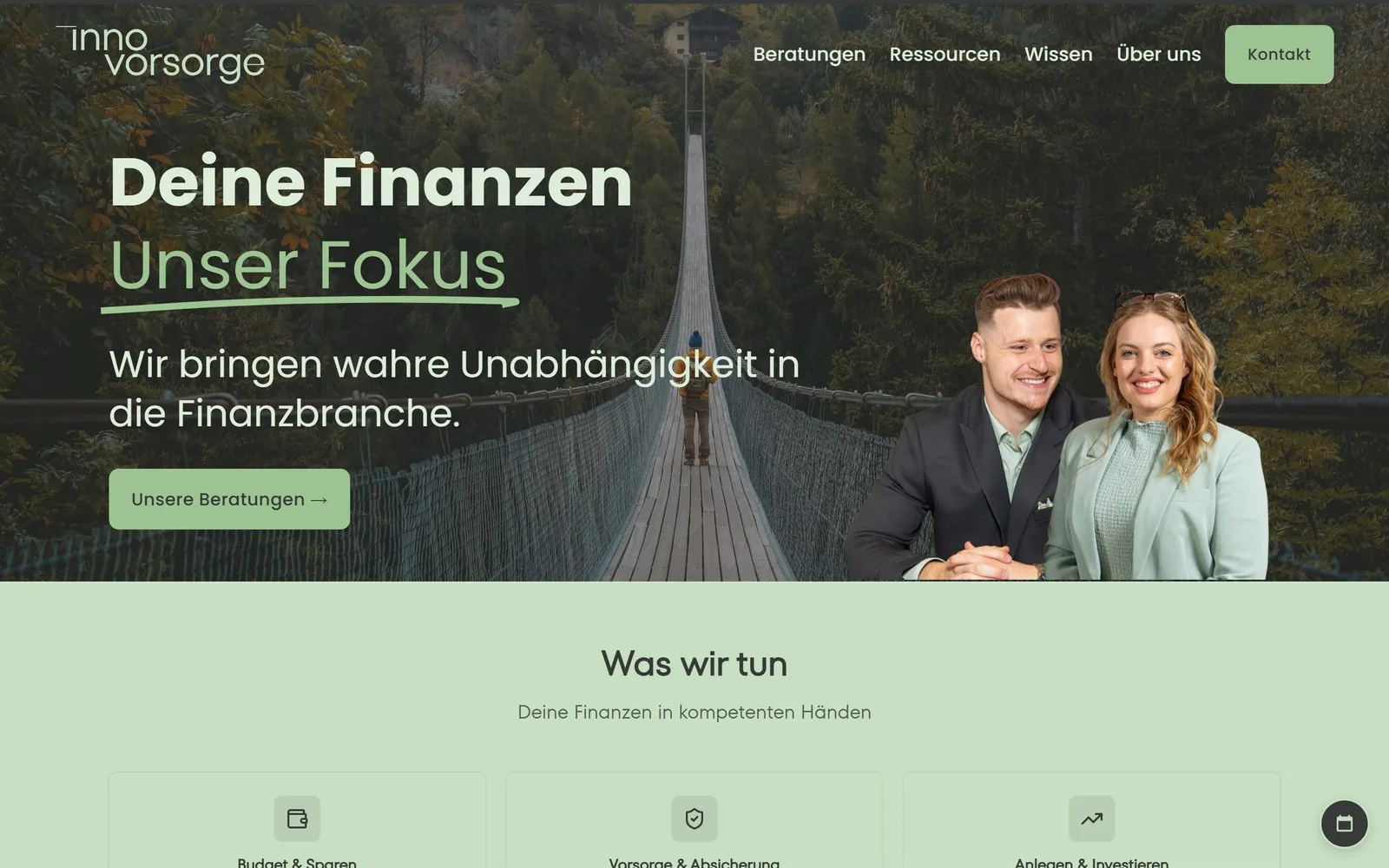 Website www.innovorsorge.ch