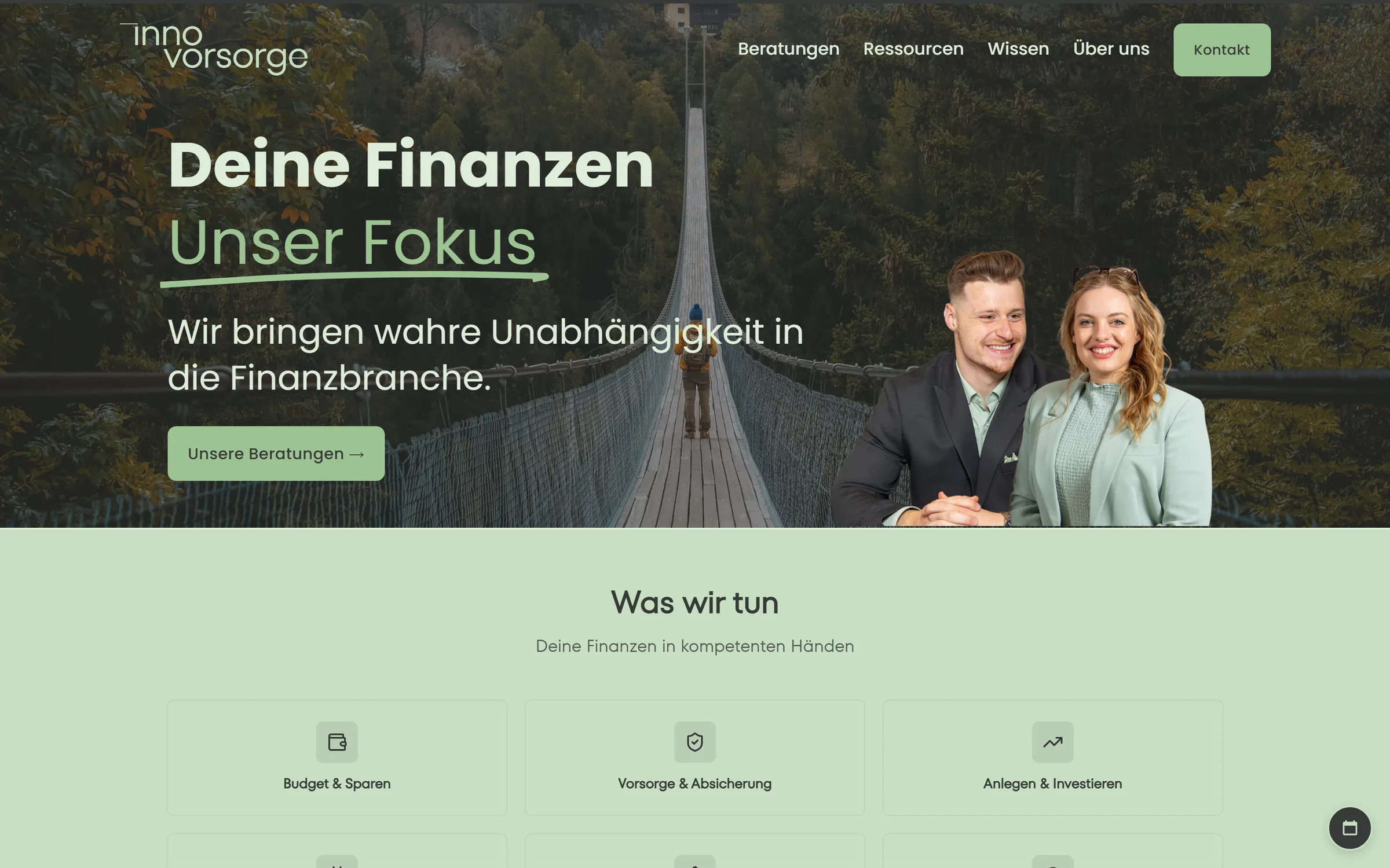Website www.innovorsorge.ch